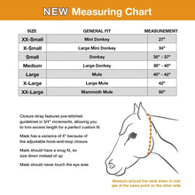 Load image into Gallery viewer, DS26 Cashel Crusader Fly Mask for Mules &amp; Donkeys with Ears, UV Protection &amp; Soft Mesh Comfort
