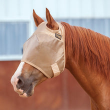 Load image into Gallery viewer, DS26 Cashel Econo Fly Mask Without Ears, Gold Lightweight Horse Fly Protection
