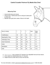 Load image into Gallery viewer, DS26 Cashel Crusader Fly Mask with Ears for Horses, Durable Micromesh UV Protection
