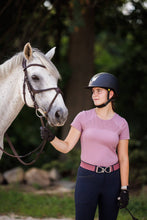 Load image into Gallery viewer, Berry - 1.5" Silver Stirrup Elastic Belt
