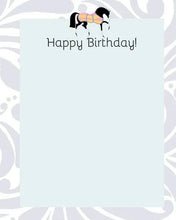 Load image into Gallery viewer, Horse Birthday Card: Horse w/ Black Pattern
