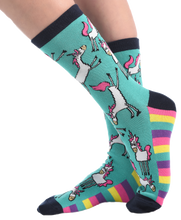 Load image into Gallery viewer, 🎁Unicorn Crew Sock
