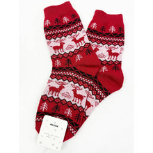 Load image into Gallery viewer, 🎁Reindeer Print Cozy Cabin Socks
