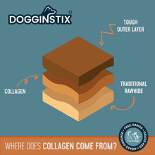 Load image into Gallery viewer, DS26 Dogginstix Natural Beef Collagen UFO Dog Chew &amp; Toy – Long Lasting, Digestible, High Protein
