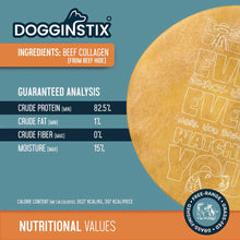 Load image into Gallery viewer, DS26 Dogginstix Natural Beef Collagen UFO Dog Chew &amp; Toy – Long Lasting, Digestible, High Protein
