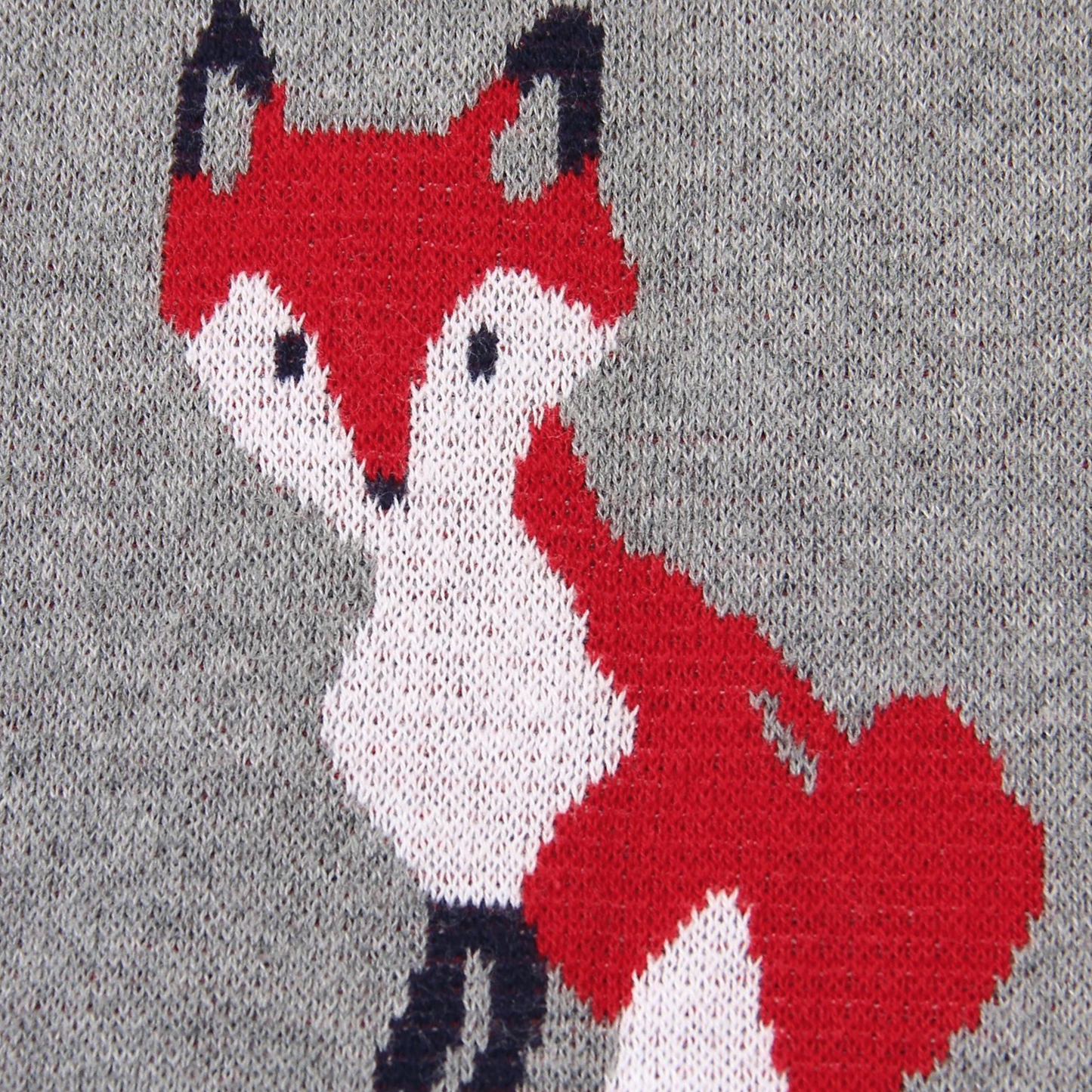 Equestrian Fox Cotton Baby Blanket