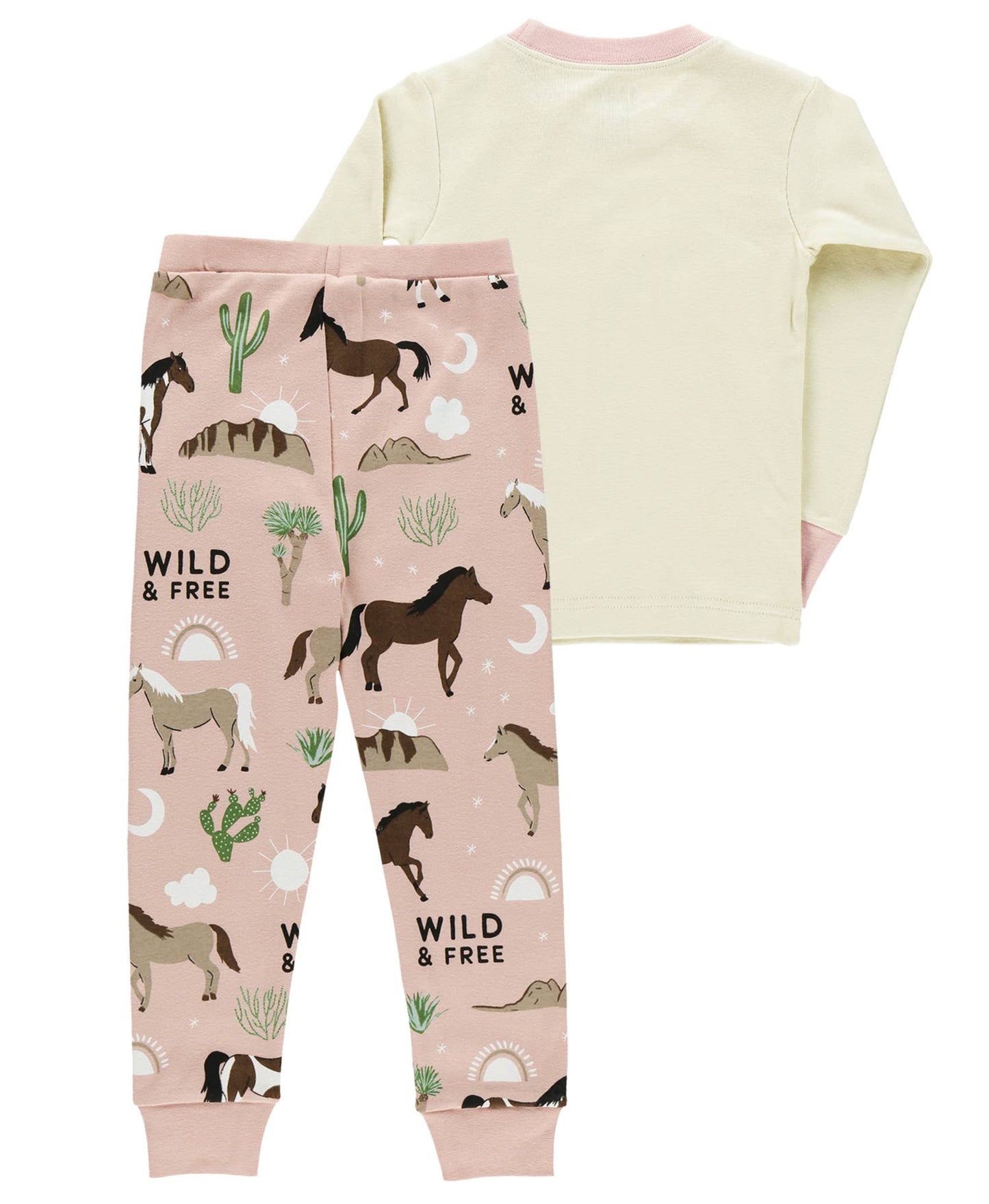 Wild Horses Long Sleeve Pajama Set