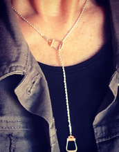Load image into Gallery viewer, Saddle Stirrup &quot;Y&quot; Necklace
