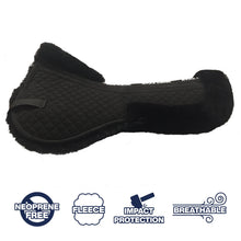 Load image into Gallery viewer, Ergonomics Full Fleece Correction Half Pad with Impact Protection Shims
