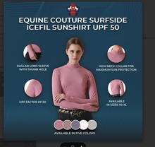 Load image into Gallery viewer, Equine Couture Surfside Icefil Sunshirt UPF 50
