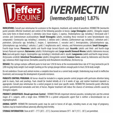 Load image into Gallery viewer, DS26 Jeffers Ivermectin Horse Dewormer Gel, Apple Flavored

