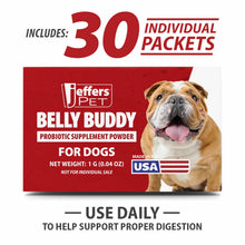 Load image into Gallery viewer, Jeffers BELLY BUDDY Probiotic Supplement Powder for Dogs – Multi-Strain Digestive &amp; Immune Support
