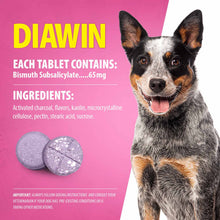 Load image into Gallery viewer, DS26 Jeffers Diawin Digestive Support for Dogs - Bismuth Tummy Relief for Diarrhea
