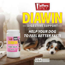 Load image into Gallery viewer, DS26 Jeffers Diawin Digestive Support for Dogs - Bismuth Tummy Relief for Diarrhea
