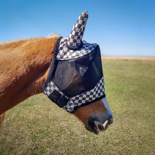 Load image into Gallery viewer, Jeffers Expression Deluxe Mesh Horse Fly Mask with Ears
