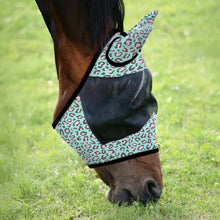 Load image into Gallery viewer, Jeffers Expression Deluxe Mesh Horse Fly Mask with Ears
