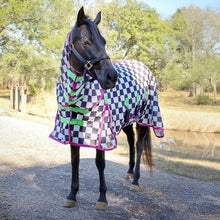 Load image into Gallery viewer, Pre-Sale Jeffers Expression Softmesh Combo Neck Horse Fly Sheet
