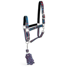 Load image into Gallery viewer, DS26 Jeffers Matching Horse Halter &amp; Lead Rope 2 Piece Set, Full Size

