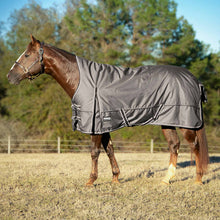 Load image into Gallery viewer, DS26 Jeffers Poplar Head "Defense" 1680 Denier Turnout Blanket with High Neck, 240 Gram, Plymouth Brown
