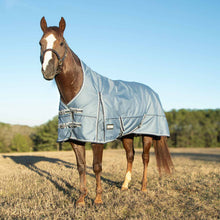 Load image into Gallery viewer, DS26 Jeffers Poplar Head "Refuge" 1200 Denier Turnout Blanket with High Neck, 240 Gram, Hamilton Blue

