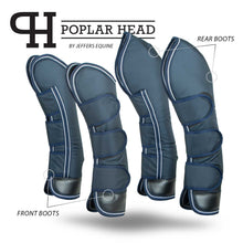 Load image into Gallery viewer, Jeffers Poplar Head Horse Shipping Boots, 4-Pack with Carry Bag
