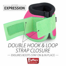 Load image into Gallery viewer, Jeffers Expression Neon No-Turn Bell Boots for Horses
