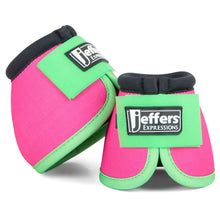 Load image into Gallery viewer, Jeffers Expression Neon No-Turn Bell Boots for Horses
