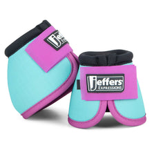 Load image into Gallery viewer, Jeffers Expression Neon No-Turn Bell Boots for Horses
