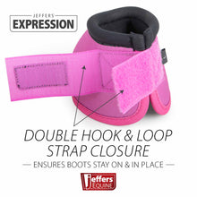 Load image into Gallery viewer, Jeffers Expression Neon No-Turn Bell Boots for Horses
