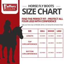 Load image into Gallery viewer, Pre-Sale Jeffers Romper Stomper "Stomp-Free" Fly Boots for Horses, 4 pack
