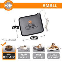 Load image into Gallery viewer, DS26 K&amp;H Pet Bed Warmer – Indoor Heated Pad for Cats &amp; Dogs, Thermostatically Controlled, Energy-Efficient, Safe for Arthritis &amp; Comfort
