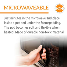 Load image into Gallery viewer, DS26 K&amp;H Reusable Microwavable Pet Bed Warmer for Indoor &amp; Outdoor Use with Dogs and Cats
