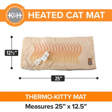 Load image into Gallery viewer, DS26 K&amp;H Thermo-Kitty Heated Cat Bed – Energy-Efficient, MET Certified Indoor Cat Warming Mat

