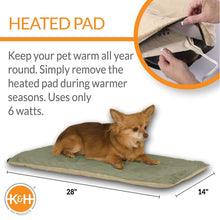 Load image into Gallery viewer, DS26 K&amp;H Thermo-Pet Heated Mat for Small Dogs and Cats –  Indoor Heated Bed Pad
