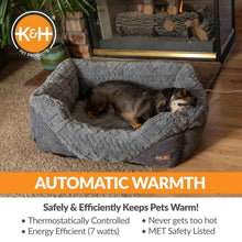 Load image into Gallery viewer, DS26 K&amp;H Thermo-Pet Lounge Sleeper Heated Cat &amp; Small Dog Bed – Plush, Non-Slip, Machine Washable Indoor Pet Bed
