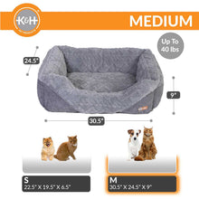 Load image into Gallery viewer, DS26 K&amp;H Thermo-Pet Lounge Sleeper Heated Cat &amp; Small Dog Bed – Plush, Non-Slip, Machine Washable Indoor Pet Bed

