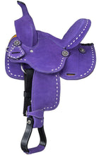 Load image into Gallery viewer, King Series Stratford Suede Barrel Saddle
