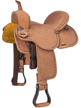 Load image into Gallery viewer, King Series Stratford Suede Barrel Saddle
