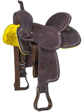 Load image into Gallery viewer, King Series Stratford Suede Barrel Saddle

