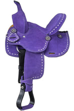 Load image into Gallery viewer, King Series Youth Stratford Suede Barrel Saddle
