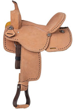 Load image into Gallery viewer, King Series Youth Stratford Suede Barrel Saddle
