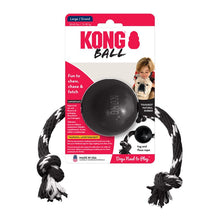 Load image into Gallery viewer, DS26 KONG Extreme Ball with Rope Dog Toy
