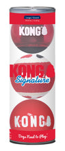Load image into Gallery viewer, DS26 KONG Signature Fetch Dog Toy Balls, Multi-Pack
