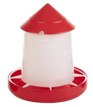 Load image into Gallery viewer, DS26 Little Giant Deluxe Hanging Feeder with Lid – 22 lb Capacity for Poultry &amp; Chickens

