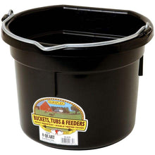 Load image into Gallery viewer, DS26 Little Giant Flat-Back Plastic Buckets – Impact-Resistant, Easy to Hang, 8 qt &amp; 20 qt
