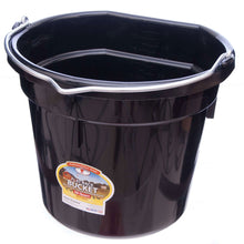 Load image into Gallery viewer, DS26 Little Giant Flat-Back Plastic Buckets – Impact-Resistant, Easy to Hang, 8 qt &amp; 20 qt
