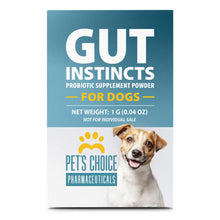 Load image into Gallery viewer, Pet's Choice Gut Instincts Probiotic Powder Packets for Dogs – Daily Digestive &amp; Immune Support, 30 Count
