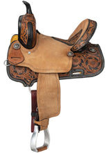 Load image into Gallery viewer, Royal King Youth Dublin Barrel Saddle
