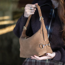 Load image into Gallery viewer, Bethany Bit Bag Suede | Limited Edition Milk Chocolate
