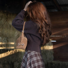 Load image into Gallery viewer, Bethany Bit Bag Suede | Limited Edition Milk Chocolate
